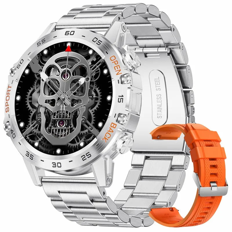 Outdoor Sports Smart Watch, Men HD Screen, Heart Rate, Bluetooth Call, IP68 Waterproof
