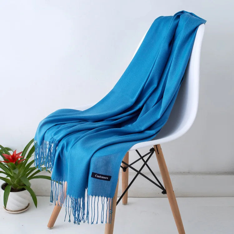 Women's Pashmina Scarf Shawls, Soft Cashmere feeling Headscarf