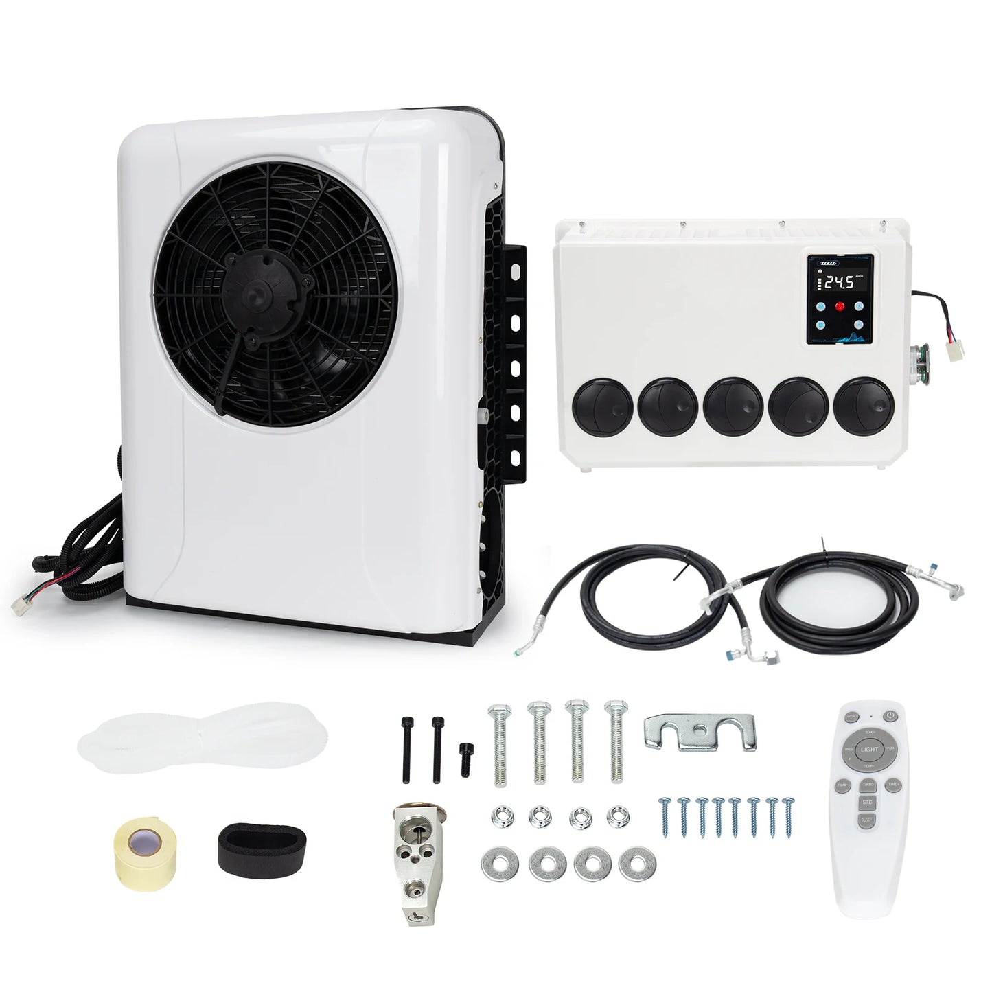 12000 BTU 12V Split AC Truck Cab Air Conditioner For Semi Trucks, Bus RV, Caravan