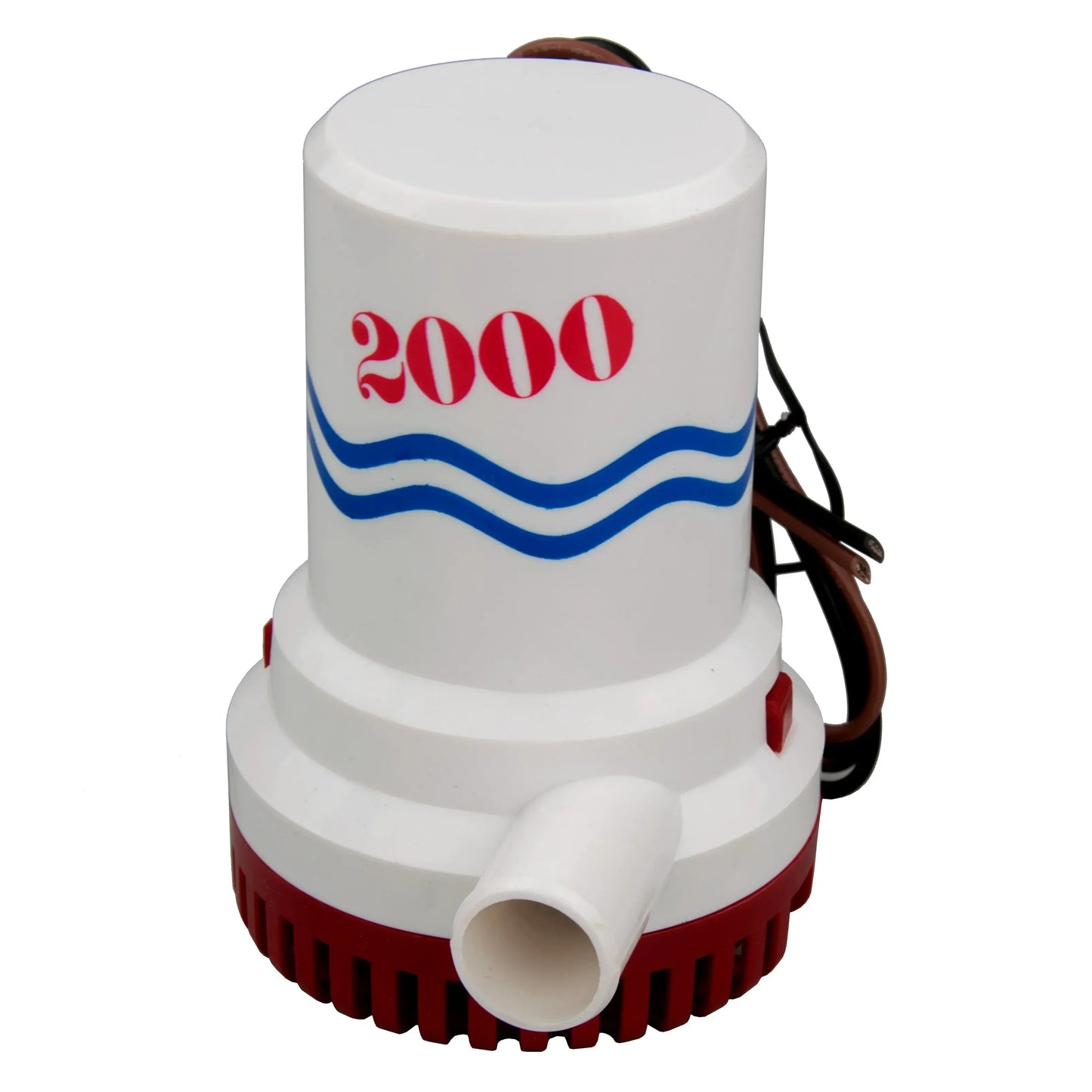 Bilge Pump Non-Automatic Marine Submersible Pump 12V 8A 2000GPH Heavy Duty