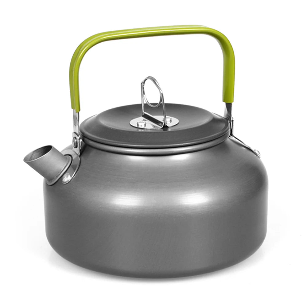 Portable Outdoor Water Kettle Teapot, Aluminum Alloy Outdoor Camping Hiking Picnic Pot