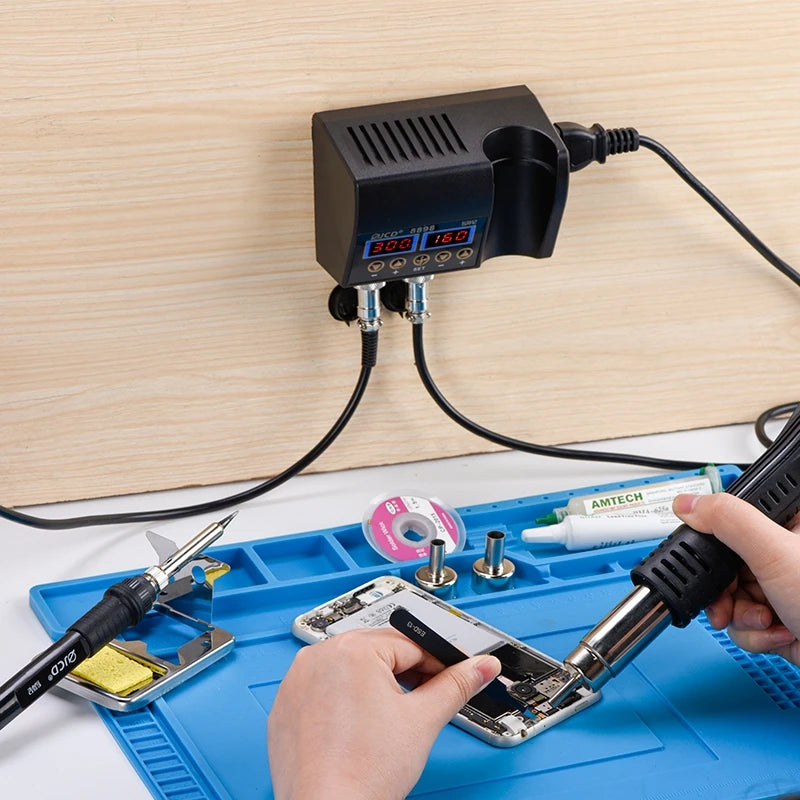 750W Soldering Station 2 in 1 LCD Digital display Welding Station