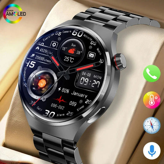 Android Smart Watch Men's Pro 466 * 466 HD screen Bluetooth call IP68 Waterproof Sports Heart rate Smart Watch