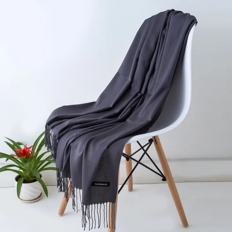 Women's Pashmina Scarf Shawls, Soft Cashmere feeling Headscarf