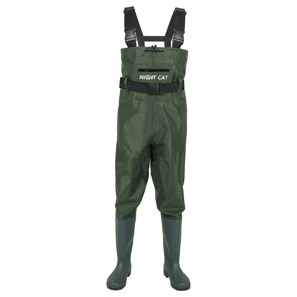 Chest Waders for Men, Women. Working Waterproof for Fishing Pond, Lake, River, Hunting, Shallow Water Pier Maintenance