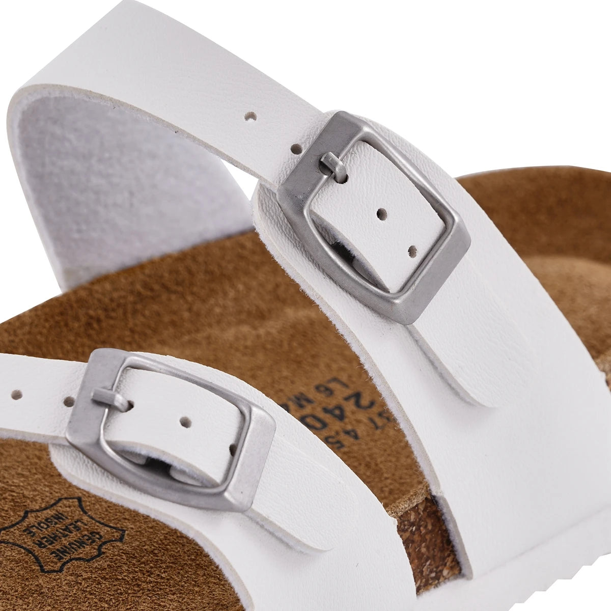 Sandals Natural Leather Non-Slip Flip Flops Woman