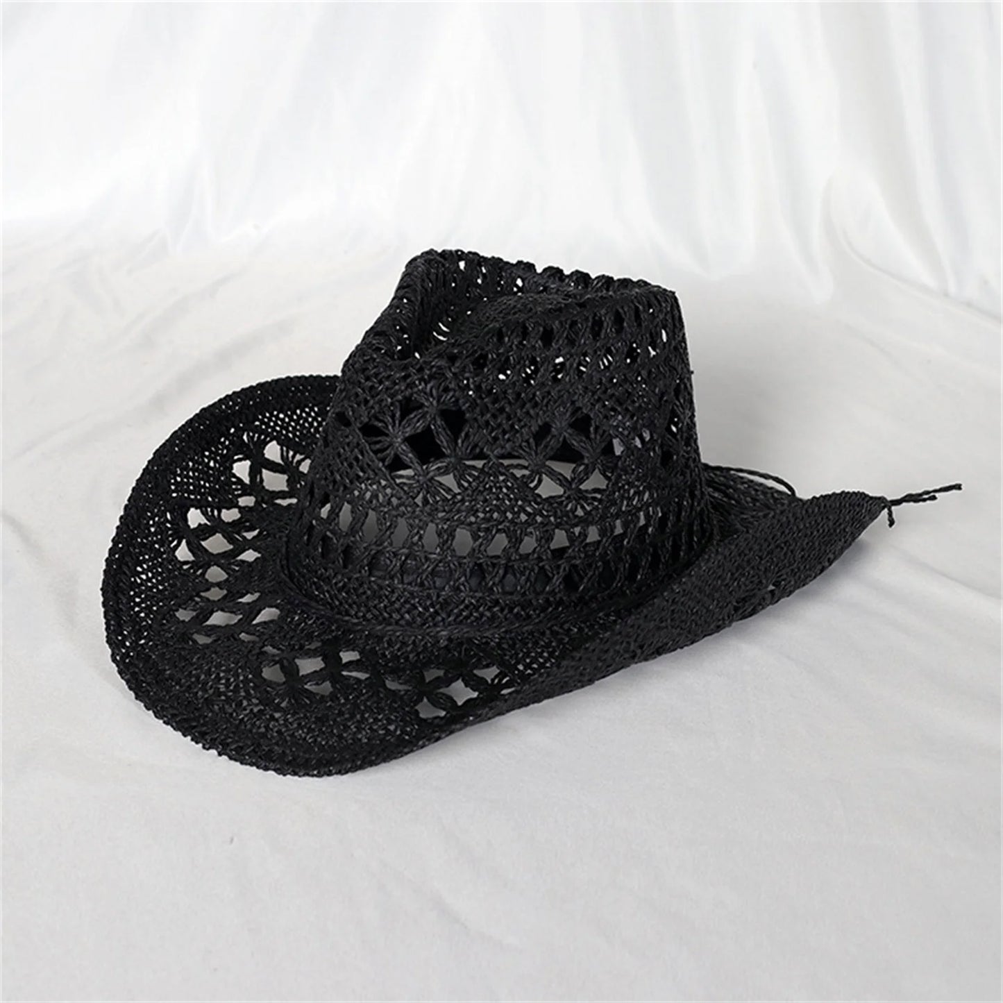 Cowboy Straw Hat Women Men