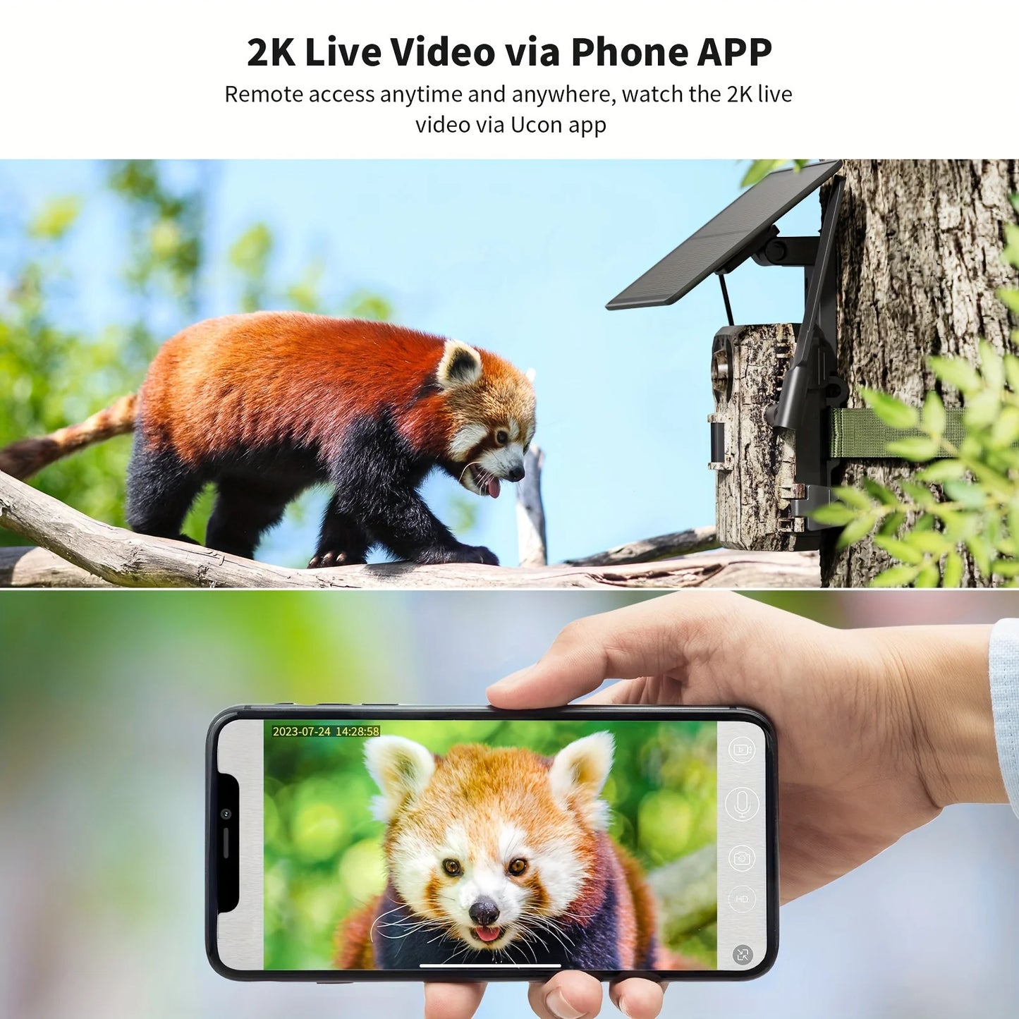 4G LTE Trail Camera with Live Stream - 3rd Gen Game Camera with Pre-Installed SIM Card - 0.2s Ultra-Fast Trigger - Night Vision