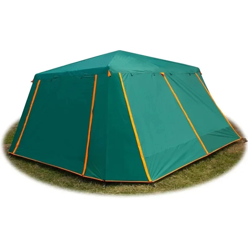 Extra Large Tent Family Cabin Tents,Mesh Straight Wall Waterproof Double Layer Big Tent for Outdoor,Picnic,Camping