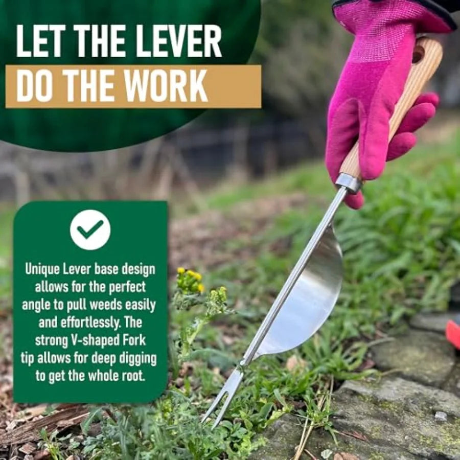 Grampa's Hand Weeder Tool, The Perfect Lightweight Easy to Use Weed Puller Tool for Garden, Durable Unique Lever