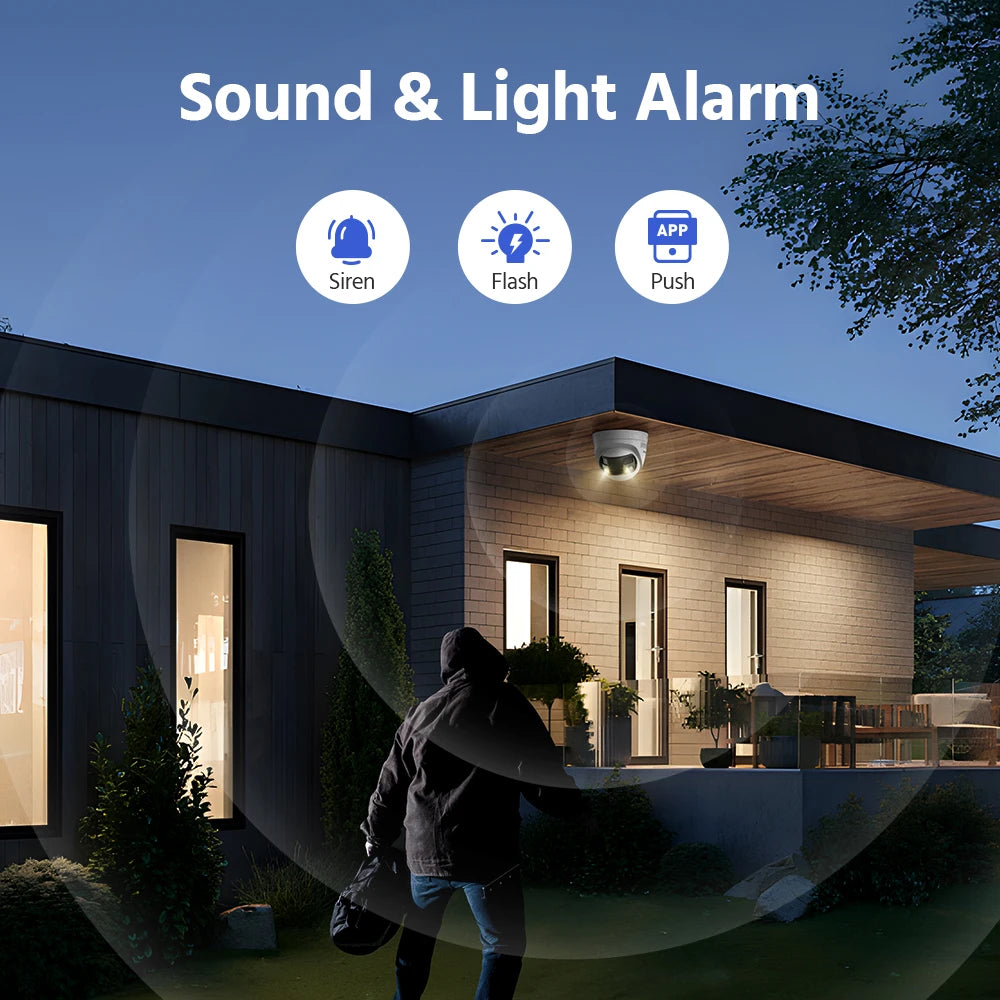 16CH NVR 8MP Dual Lens POE IP Camera Full Color Night Vision 180 Degree Security Camera Outdoor Video Surveillance System