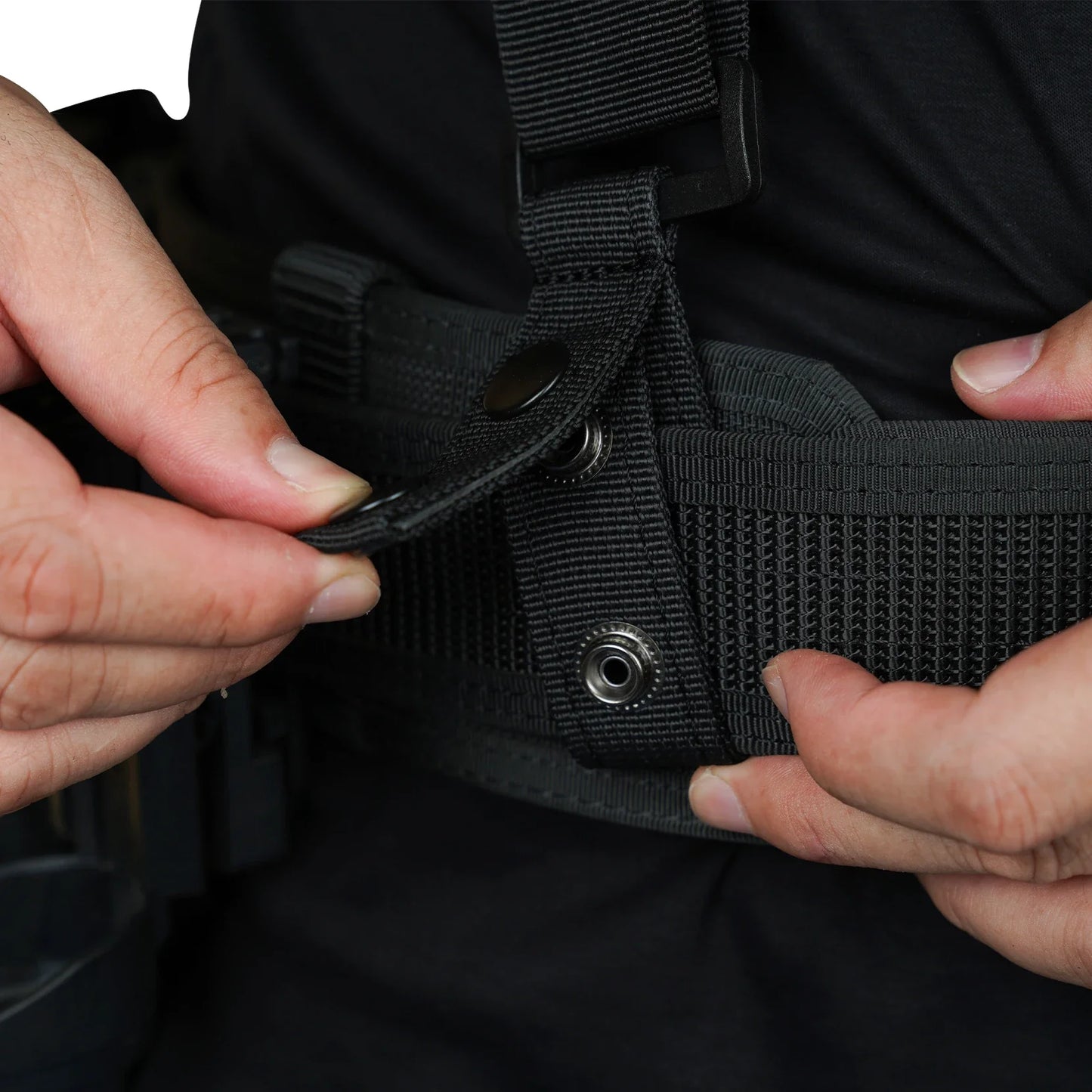 Tactical Suspenders, Police Duty Belt Harness for Men, 1.5 Inch Adjustable Tool Belt Suspender with 4 Loop Attachments