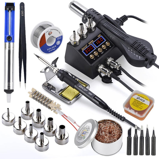 750W Soldering Station 2 in 1 LCD Digital display Welding Station