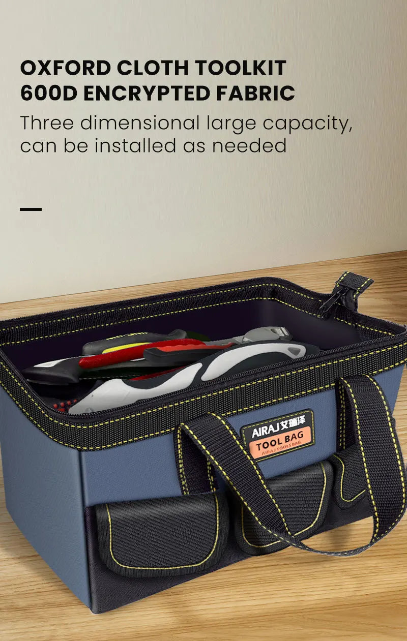 3Pcs 13/16/18 INCH Tool Bag, Multi-functional, Strong and Durable Oxford Thickened Portable Handheld Bag