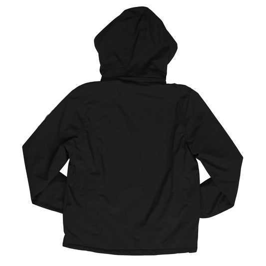 Men's casual hooded windbreaker with zipper pocket