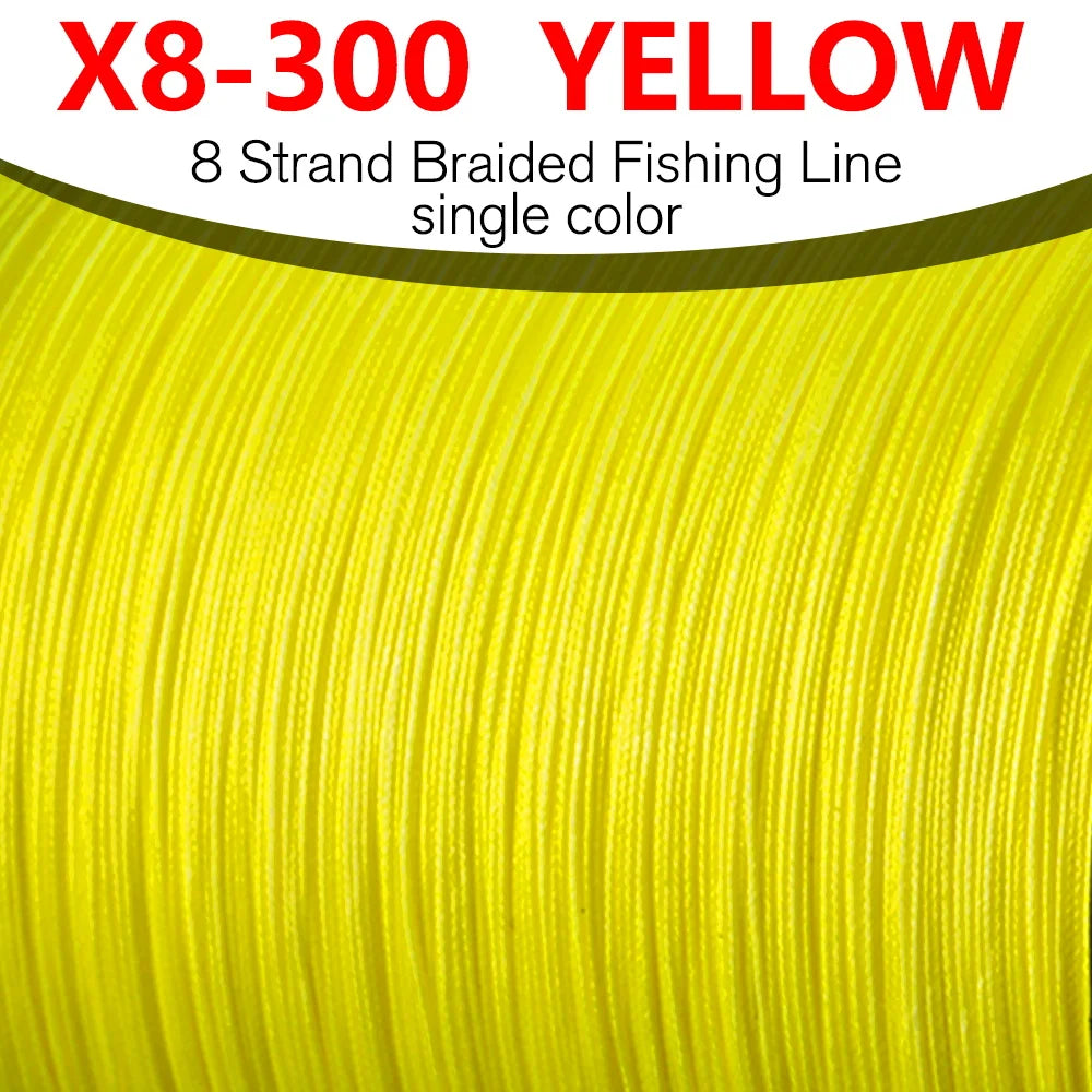 984 Feet 8-Strand Braided Fishing Line, High Sensitivity Super Strong.  Fresh and Saltwater Use