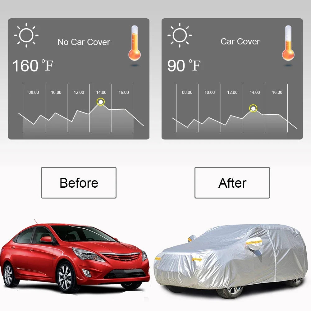 Universal SUV Cover Coat Protector UV Protective Dust Rain Snow Water Proof Full Car Covers Indoor Outdoor