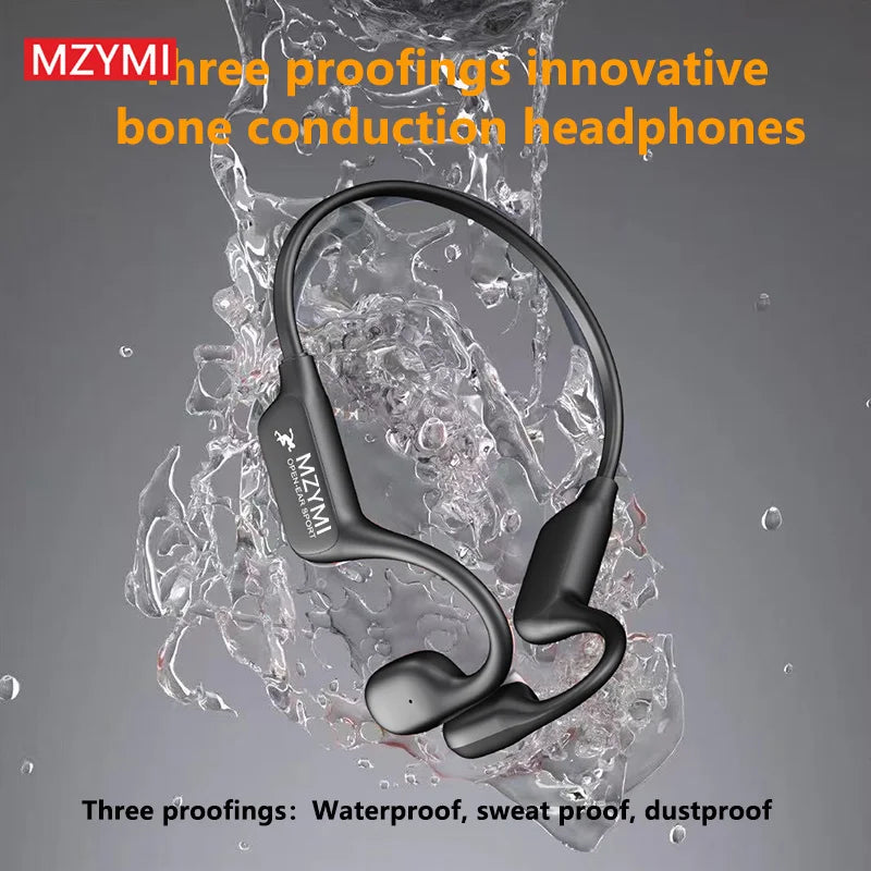 Neckband Bluetooth 5.4 Headphones, A28 TWS Wireless Earphones, Bone Conduction Sports Waterproof Headset, ENC Noise Reduction