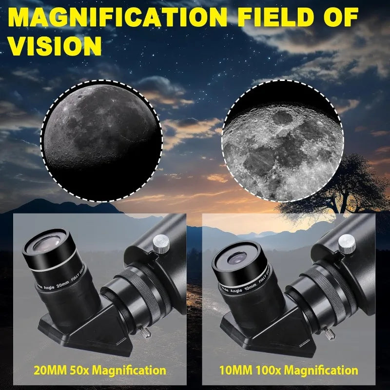 90mm Aperture 1000mm High Powered Telescope for Beginners