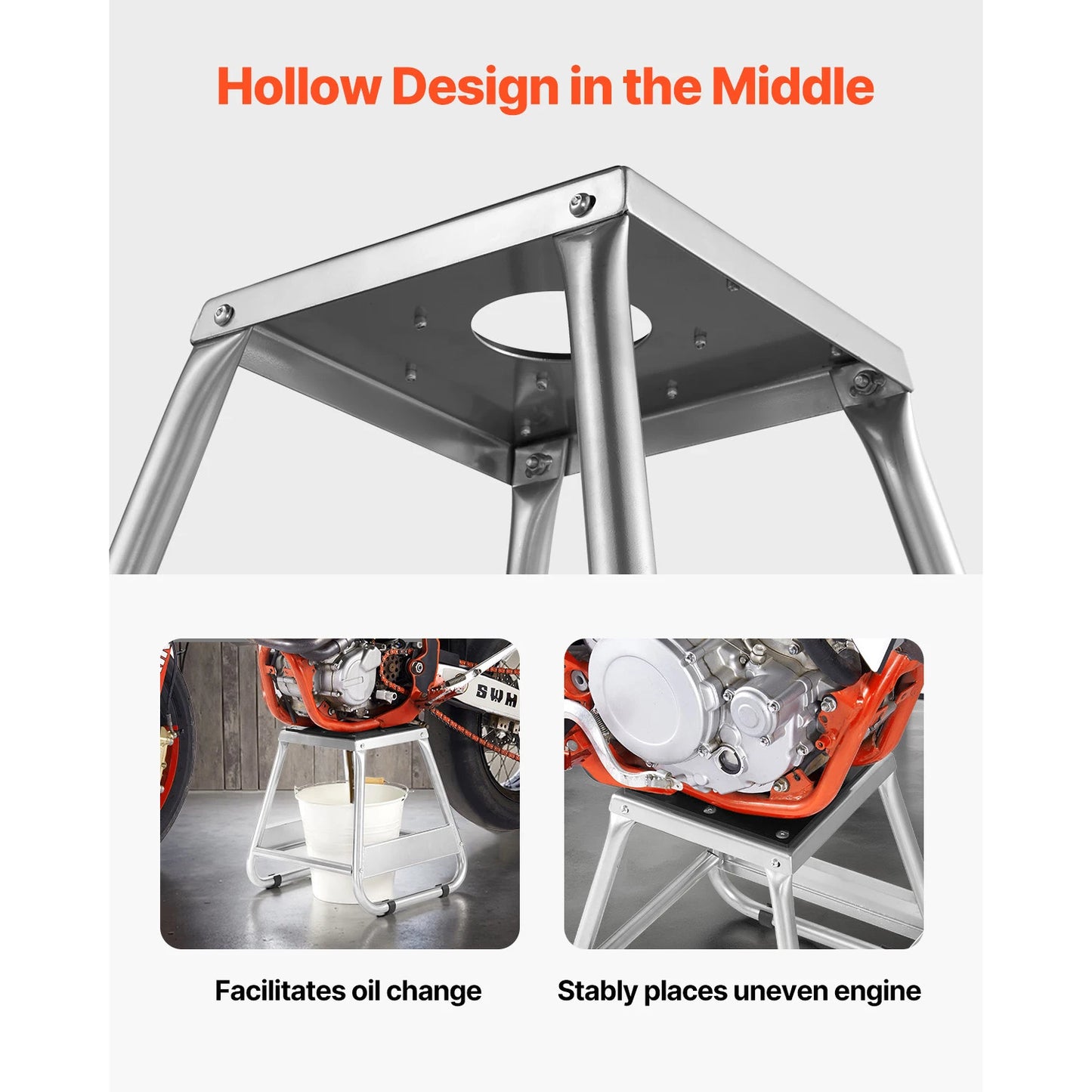 Dirt Bike Stand, 1100 lbs, Universal Maintenance Lift, Moto Box Stand for Motorcycle & Powersports Maintenance
