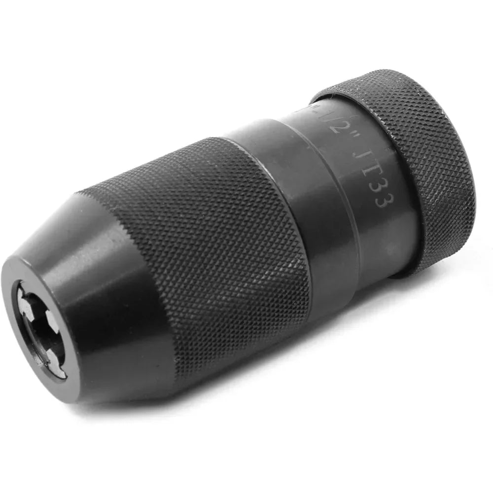 2.3-Amp 8-Inch 5-Speed Cast Iron Benchtop Drill Press, Black/Orange