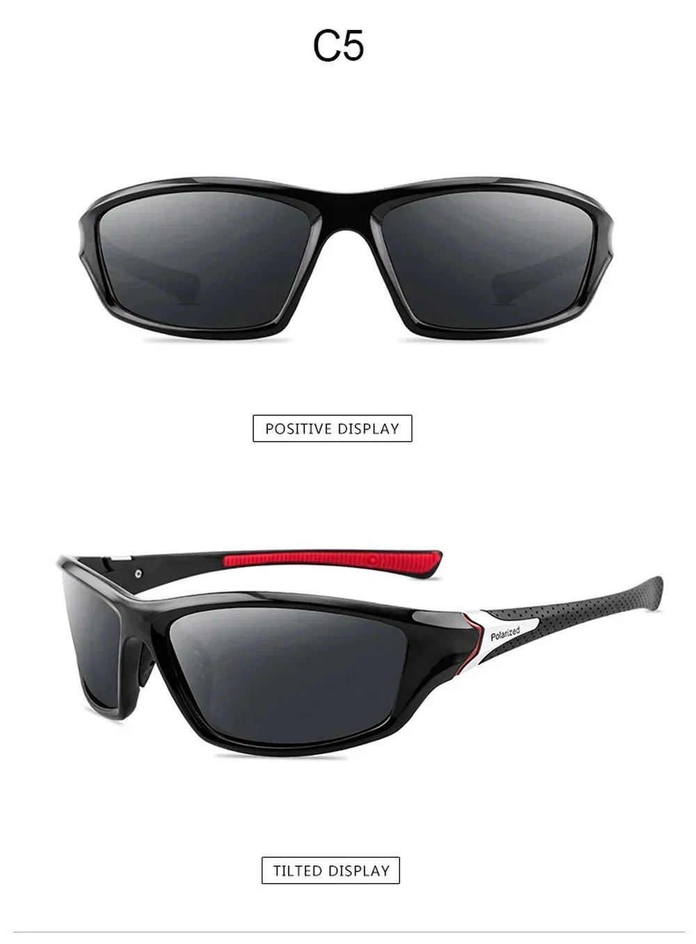 UV400  Driving Sun Glasses For Men Polarized Stylish Sunglasses