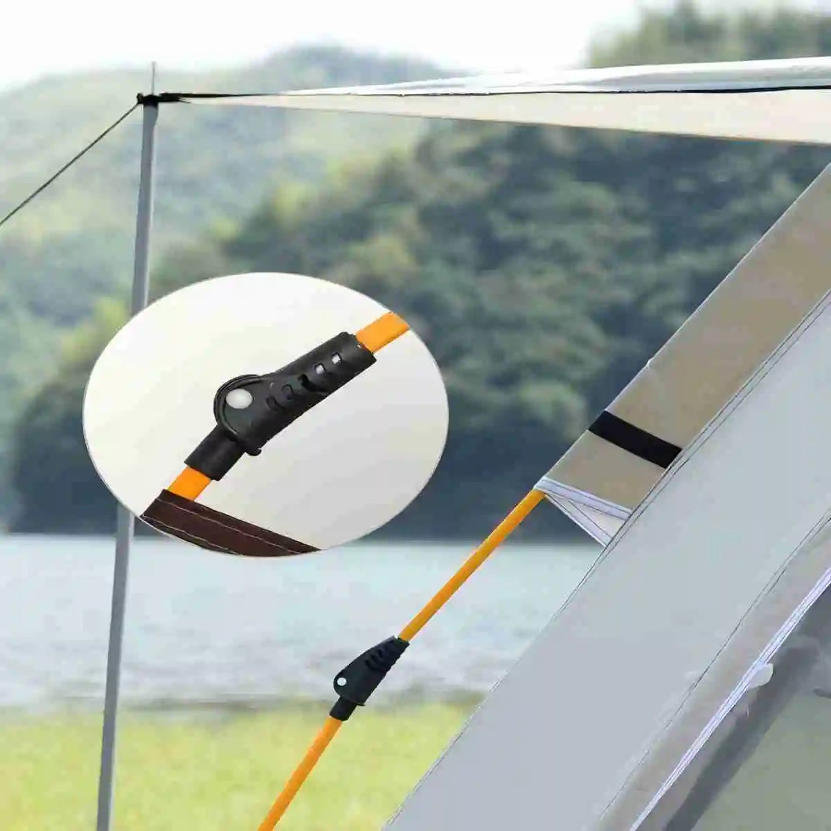 Outdoor Automatic Quick-opening Tent, Rainproof Sun Shade Tent, Two windowless doors