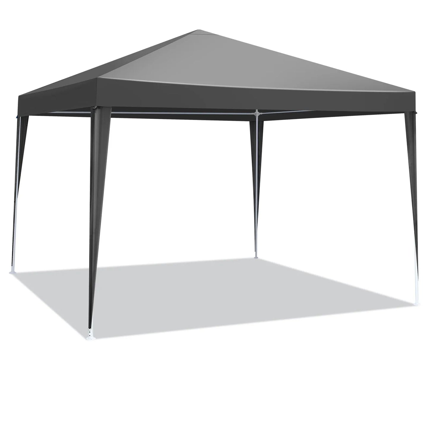 10'x10'x8.5' Outdoor Tent Canopy, Patio Gazebo Removable Walls. Black