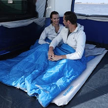 Double Sleeping Bag, Waterproof and Warm and Lightweight, with 2 Pillows