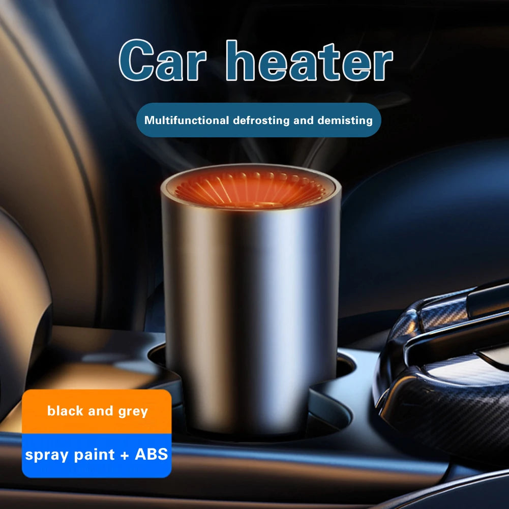 2 in 1 12V 150w Suction Cup Car Heater Windshield Defrost Defogger Car Heat Cool 360° Rotatable Car Accessories Portable Heater