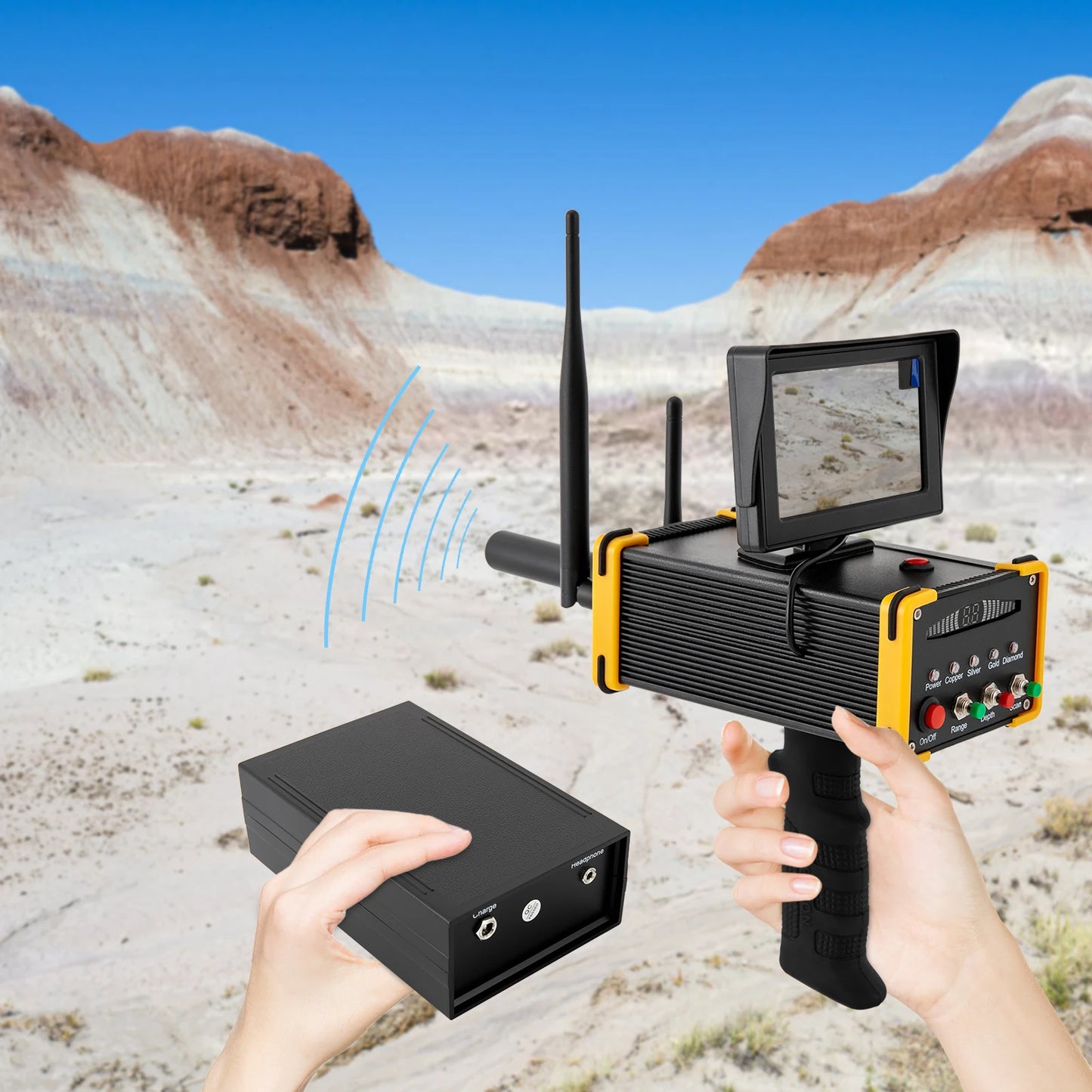 Metal Detector Gold Finder with High Definition Screen for Gold Silver Copper