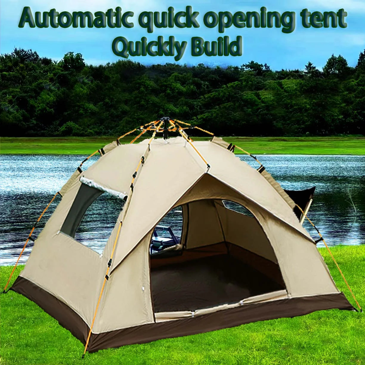Outdoor shelter, Camping Tent, 4 person waterproof