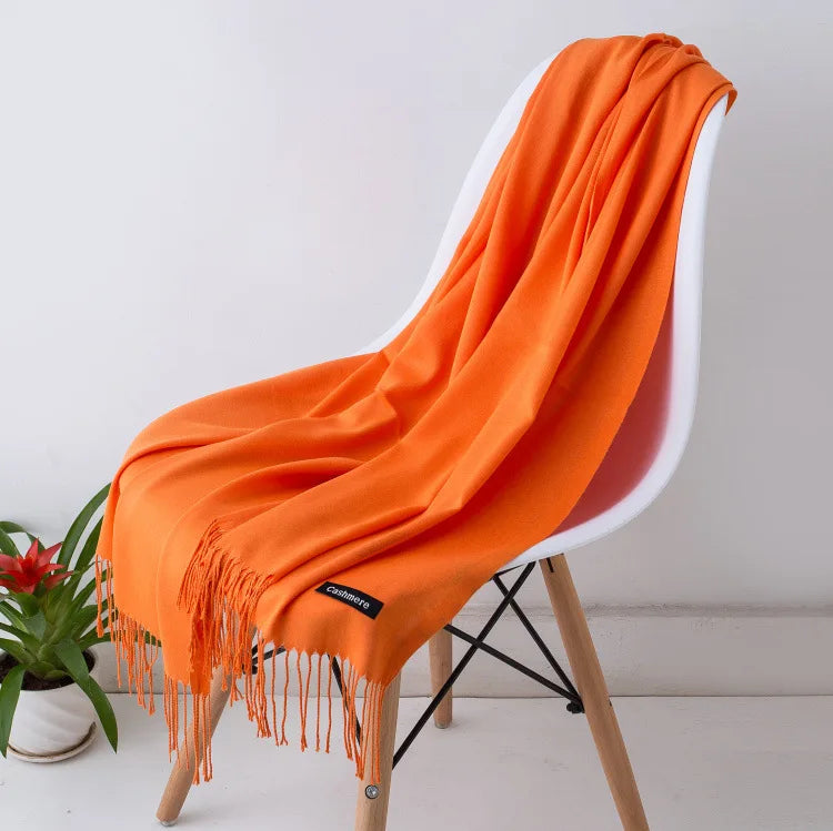Women's Pashmina Scarf Shawls, Soft Cashmere feeling Headscarf