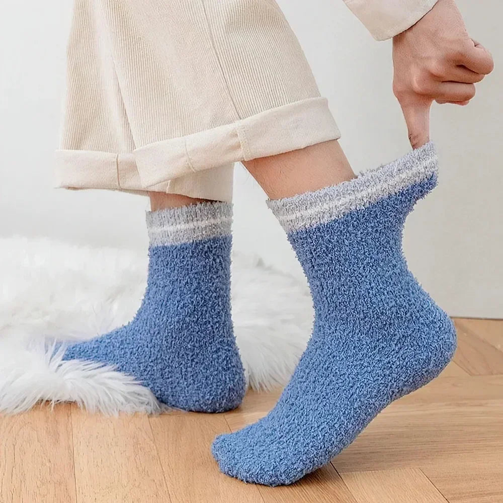 Fuzzy Socks for Women Cozy Crew Soft Fuzzy Socks