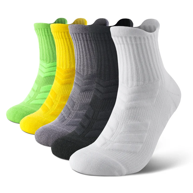 5 Pairs Pack Trendy Sports Socks Non-Ball Tangle Comfortable Breathable for Various Indoor And Outdoor Sports