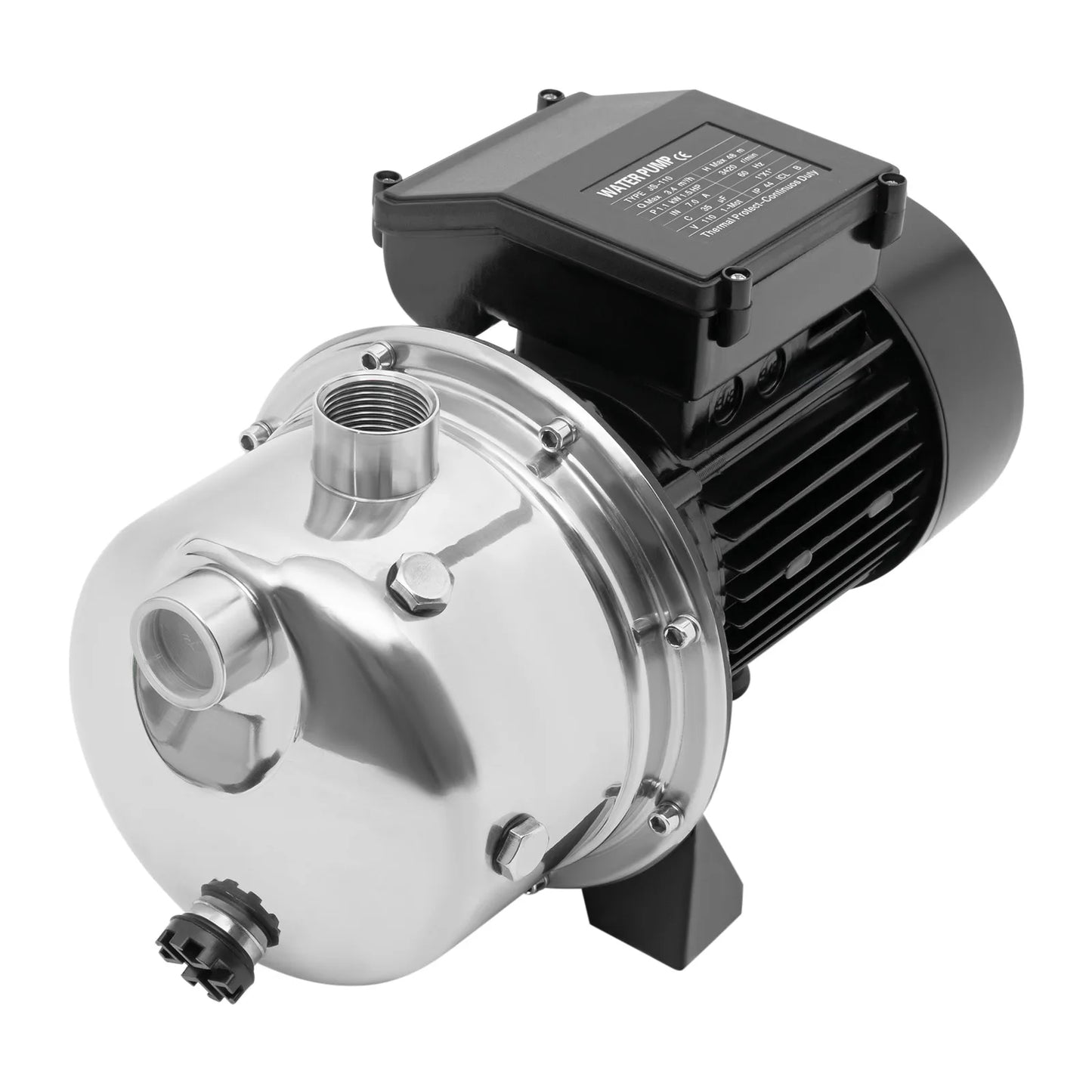 1.5 HP Garden Jet Pump, Shallow Well Sprinkler Booster, Water Transfer for  Lawn Irrigation System, Lake Fountain, 115v