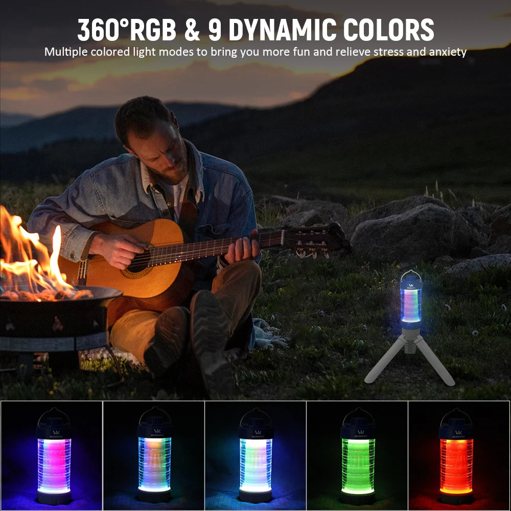 Camping Light, 550 Lumens, Rechargeable LED Flashlight Mini Magnetic Light