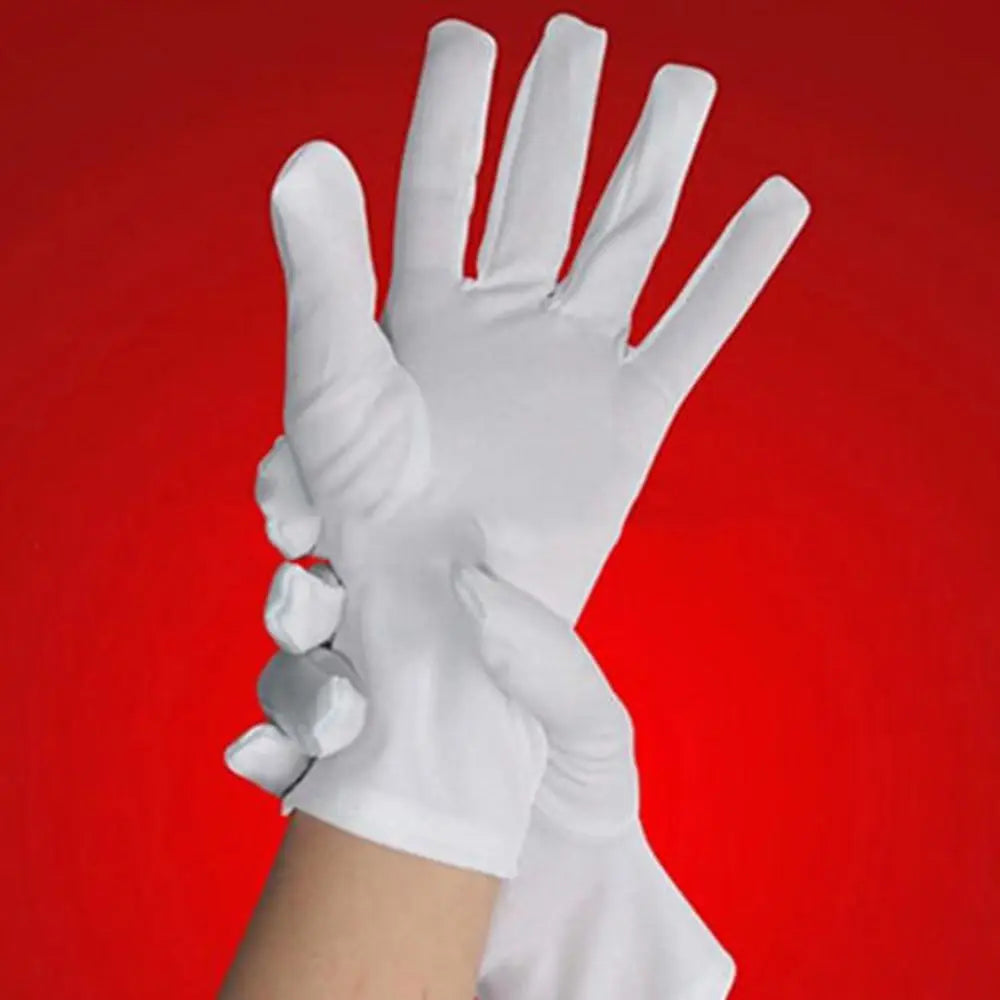 1Pair White Formal Gloves, Tuxedo, Honor Guard, Parade, Inspection