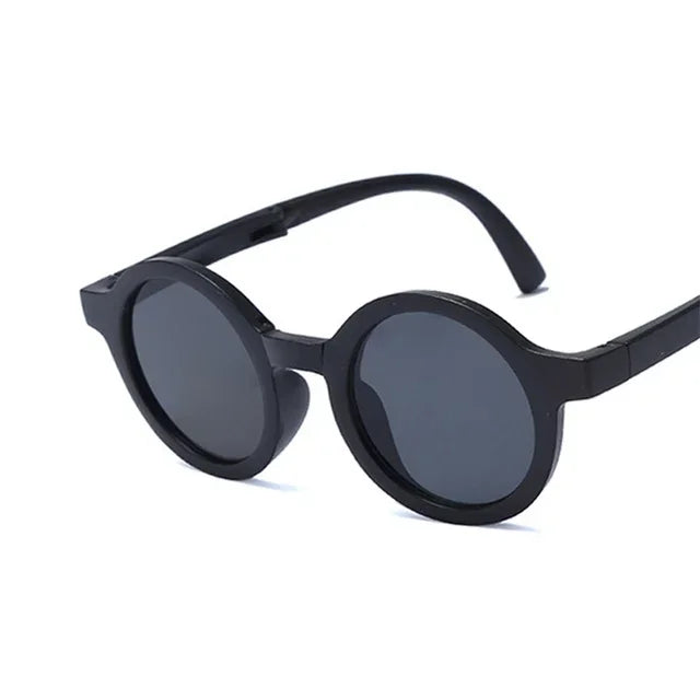 Foldable Kids Sunglasses, Round Shades