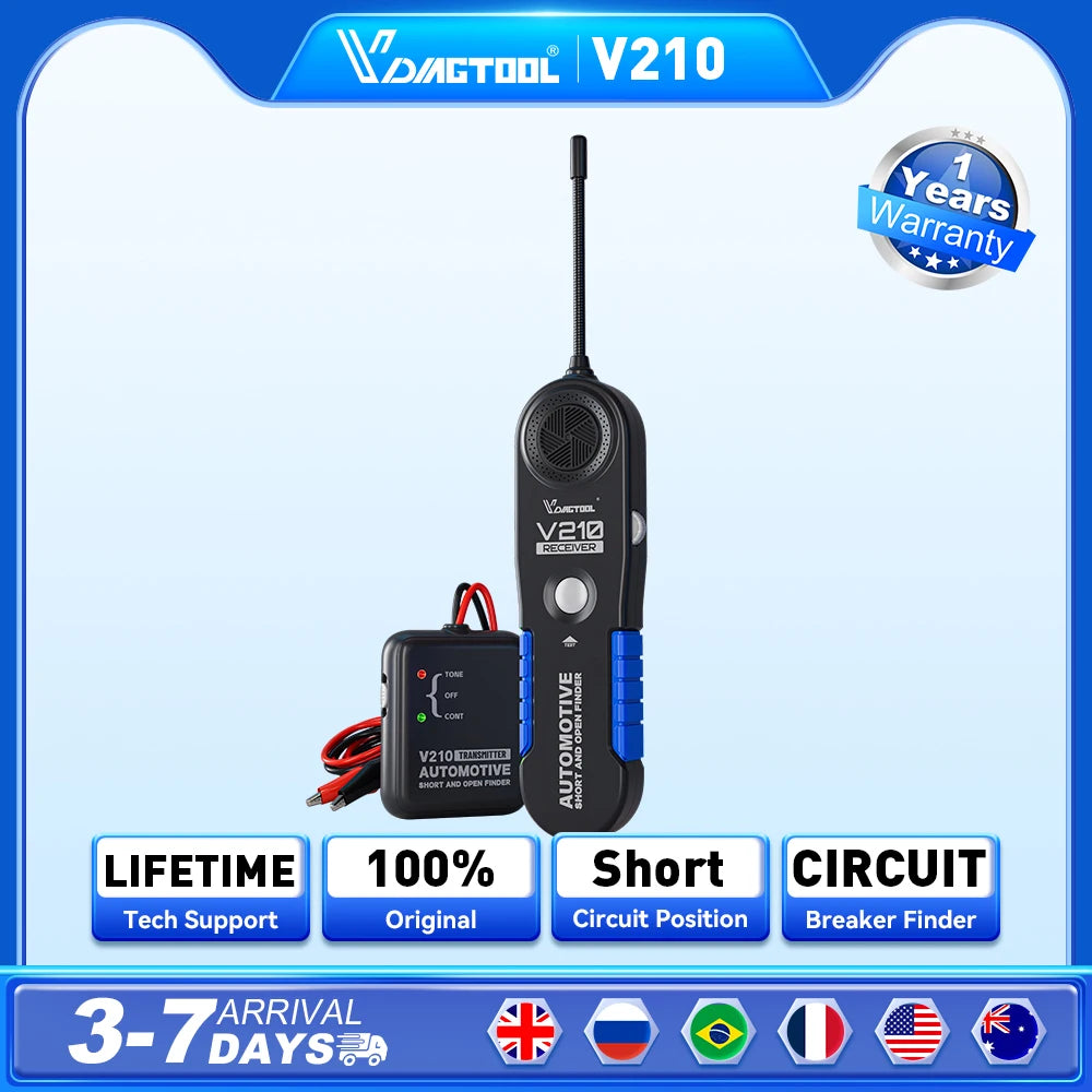 Automotive Circuit Tester,  6-42V Short Open Check and Find. Car Repair Cable Circuit Wire Track and Trace Analyzer