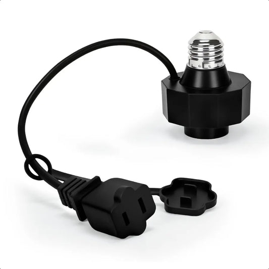 Light Socket Outlet Adapter Light Bulb to Outlet Socket Converter