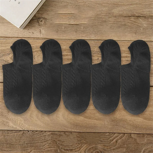 5 Pairs Cotton Tube Socks  Anti Odor