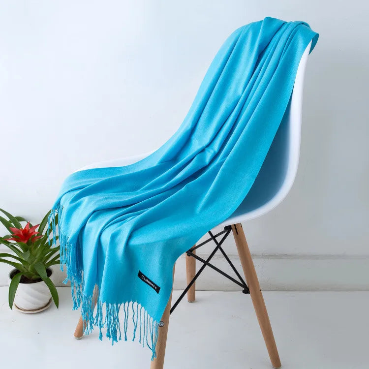 Women's Pashmina Scarf Shawls, Soft Cashmere feeling Headscarf