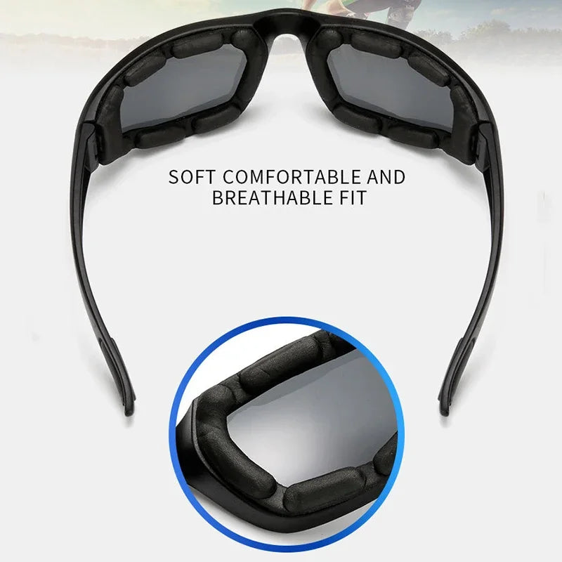 Car, Motorcycle Polarized Sunglasses. Men, Women Outdoor Riding Sunglasses. Windproof Night Vision