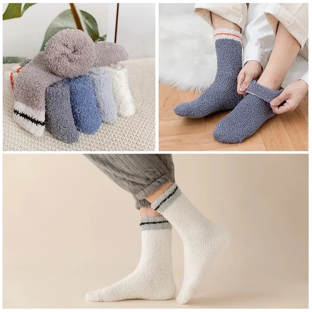 Fuzzy Socks for Women Cozy Crew Soft Fuzzy Socks