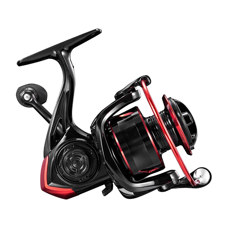 l Fish Spinning Reel 5.2:1 Black Red 10kg