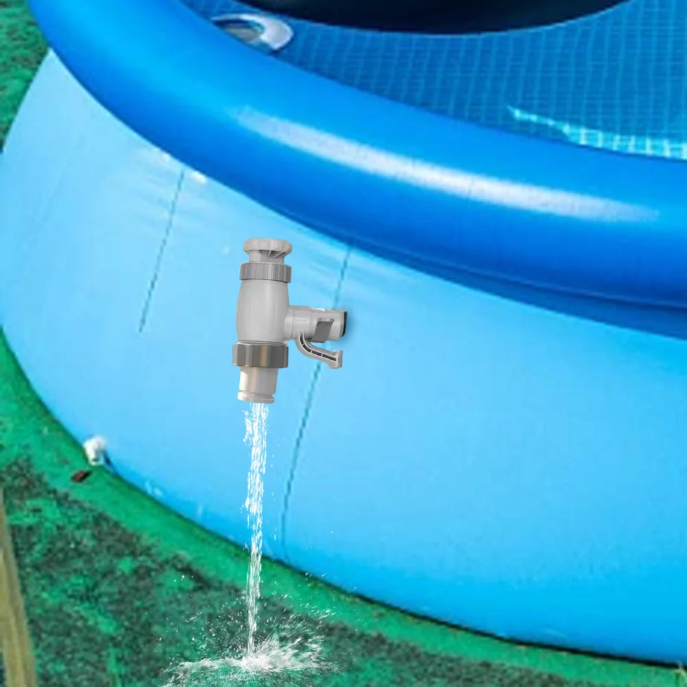 Plunger Valve with On-Off Valve Plunger Valve Plus Above Ground Swimming Pool Hose Adapter