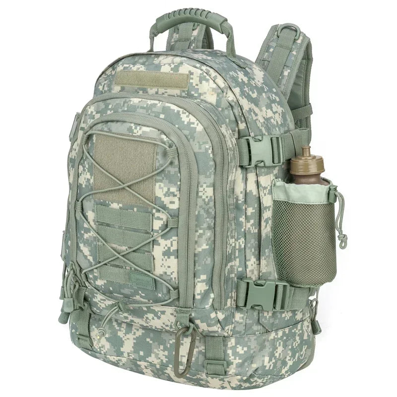60L Military Tactical Backpack, Army Rucksack Outdoor Travel, Hiking, Camping, Hunting