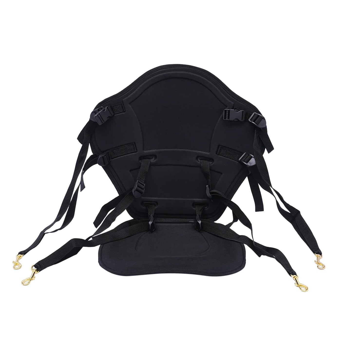 Deluxe Upholstered Kayak Seat with Storage Pocket, Fishing Boat Seat, Quick and Easy Assembly