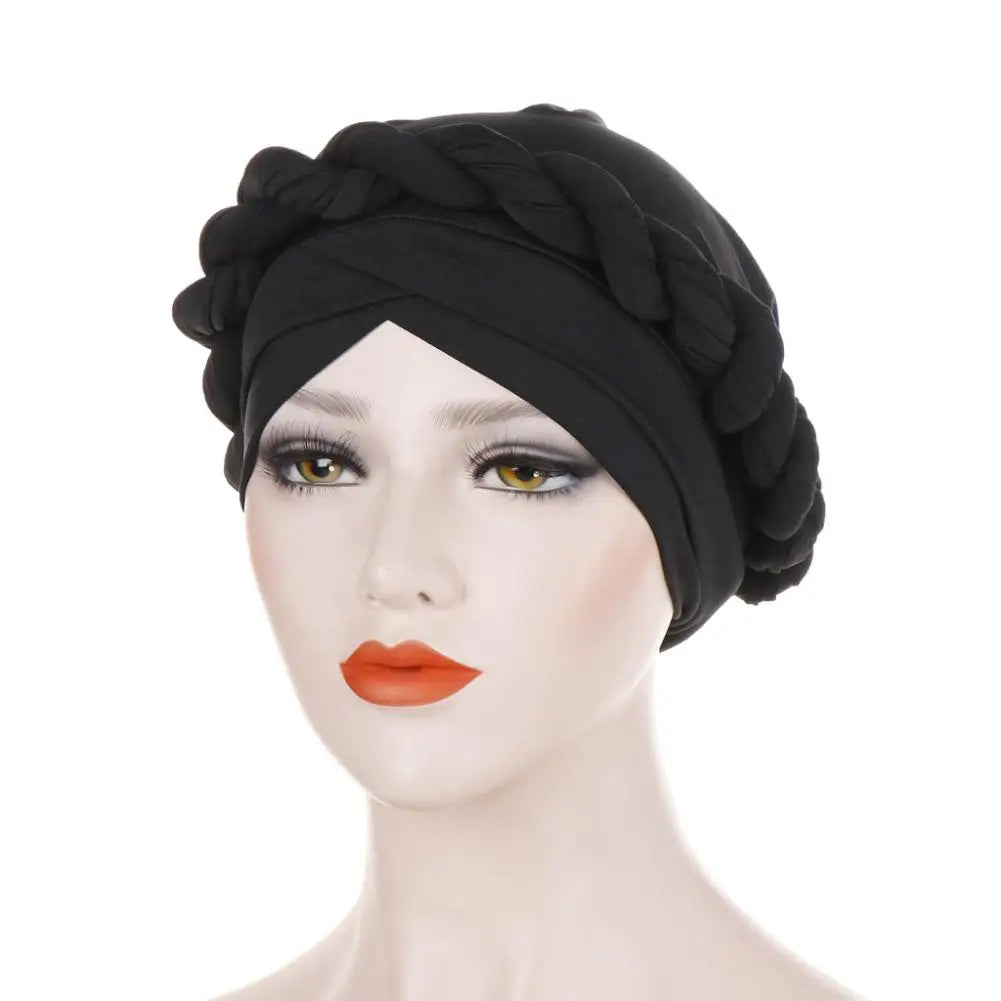 Bonnet Hat Brimless Women Head Scarf